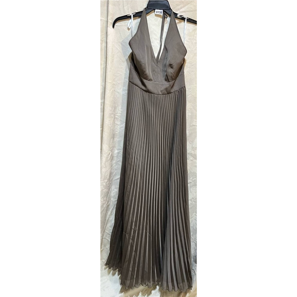 Elegant Gray Maxi Dress